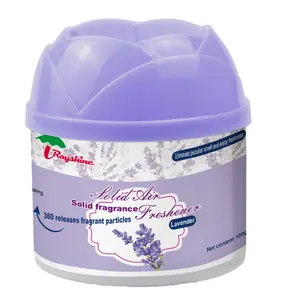 Rayshine custom Freshen home car long lasting Lavender Fragrance Scent solid gel for air freshener 100 G