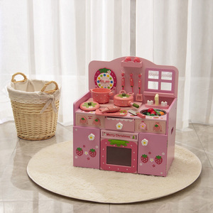 Juego <span class=keywords><strong>de</strong></span> juguetes <span class=keywords><strong>de</strong></span> cocina <span class=keywords><strong>para</strong></span> niños, estufa <span class=keywords><strong>de</strong></span> madera <span class=keywords><strong>para</strong></span> bebés, utensilios <span class=keywords><strong>de</strong></span> cocina, educativos <span class=keywords><strong>para</strong></span> niños y <span class=keywords><strong>niñas</strong></span> transfronterizos - Product Image 3