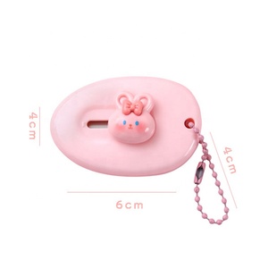 Mini couteau de découpe de papier utilitaire kawaii de dessin animé de bureau portable pour les filles - Product Image 6