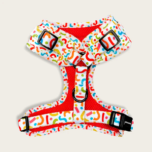 ชุดสายรัดสำหรับสุนัขทำจากนีโอพรีนชุดสายจูงสุนัขทำจาก PVC XS ขนาดทึบพิมพ์ลายขนาด XXS แบบหรูหราออกแบบได้ตามต้องการ - Product Image 3