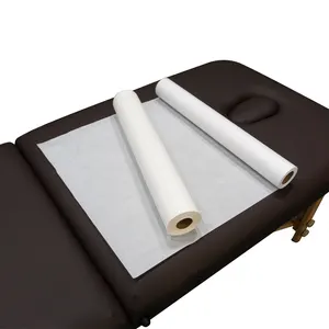 جودة عالية تصنيع المعدات الأصلية 24 بوصة لفة الأريكة ورقة بيضاء البلاستيك غطاء الطاولة لفة فحص السرير للمستشفى