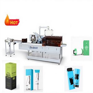 Machine d'emballage horizontale automatique pour cartonner les biscuits, le café, les bonbons, les sucettes, les cure-dents jetables, le dentifrice et les brosses à dents - Product Image 1