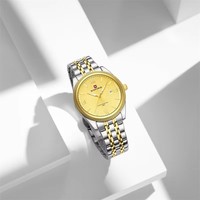 NAVIFORCE 9226 Montres pour hommes à quartz, bracelet en acier inoxydable, design classique orné, nouvelle collection, qualité supérieure, vente en gros directe usine, en stock