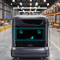 Robot de nettoyage commercial électrique 24V à conduite autonome par IA, robot de balayage à roulettes doubles, aéroports, hôtels, bureaux, intelligent