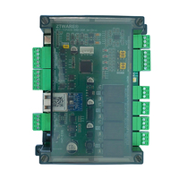 Módulo de Control Remoto de Relé de Red de 4 Canales Modbus RTU TCP/IP, Ethernet/RS485, DC 12V, 4AD, 2DA, Botón Pulsador