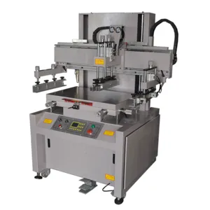 Economical semi-automatic flat silk screen printing machine with micro adjustment HS-3040GJ
