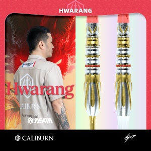 Dardos Profesionales Caliburn Korean Player Kwanghee Cho <span class=keywords><strong>Hwarang</strong></span> Series 17.5g/19.5g/22g 90% Acero de Tungsteno/Punta Blanda, Corea - Product Image 1