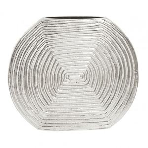 Macetas de aluminio superventas en forma redonda, jarrones de flores de Metal de aluminio crudo para decoración para sala de estar de alta calidad - Product Image 3