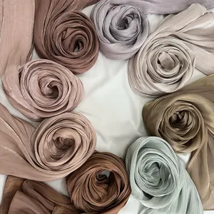 FRC Tudung Giselle shawl Lightweight Flowy Perfect Drapes Plain adele glimmer Hijab Scarves Singapore crepe glitter scarf shawl