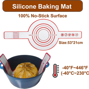 8-piece Bread Rising Basket Set Round Rising Basket <strong>Egg</strong> Beater Dough Scraper Bread Baking Set - Product Image 3