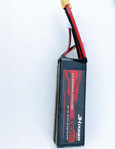 Juhai 2s 7.4v 120C 3300mAh充電式リポバッテリー：FPVドローン、RCカー、模型船用の高性能パワー - Product Image 1