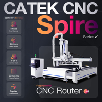 Fresadora CNC de Madera de Gran Formato 7x10 pies con 4 Ejes, Cabezal Giratorio, 4º Eje Rotatorio ATC y Mesa de Vacío para Diversos Tipos de Tableros
