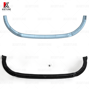 KIETUNE Splitter Paraurti Anteriore Spoiler 3 Pezzi in Plastica Nera Lucida per <span class=keywords><strong>Ford</strong></span> <span class=keywords><strong>Transit</strong></span> Custom MK2 2024 2025 <span class=keywords><strong>Accessori</strong></span> Kit Carrozzeria - Product Image 5