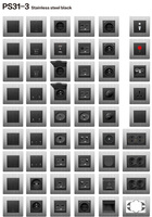 Vente en gros d'usine Noir. Or. Blanc. Gris Prise et interrupteurs électriques Interrupteur mural Prise EU Interrupteurs et prises en aluminium léger