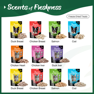 Snack <span class=keywords><strong>per</strong></span> <span class=keywords><strong>Cani</strong></span> e Gatti al Salmone Liofilizzato Senza Additivi con Pelle, Snack Dentali <span class=keywords><strong>per</strong></span> Animali Domestici, <span class=keywords><strong>Carne</strong></span> Essiccata Naturale - Product Image 4