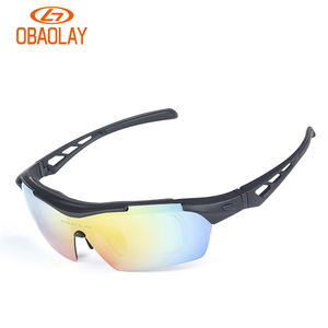 Lunettes de protection oculaire 2025 prêtes à être expédiées, 5 verres, lunettes de vélo, lunettes de route, lunettes de course à pied, lunettes de sport polarisées pour le cyclisme - Product Image 3