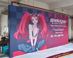 Đầy màu sắc hình ảnh pop-up biểu ngữ tường hiển thị đứng hợp kim nhôm <span class=keywords><strong>Backdrop</strong></span> đứng cho quảng cáo cho triển lãm Thương mại và triển lãm - Product Image 6