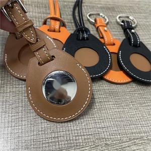Étui en cuir portable antichoc avec anneau magnétique compatible pour <span class=keywords><strong>AirTag</strong></span> Tracker - Product Image 4