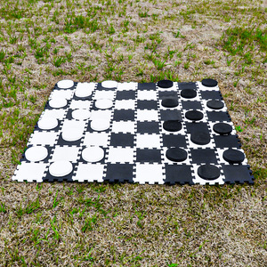 Eva bọt Mat trò chơi vui nhộn 4ft x 4ft Thêm cờ lớn với Jumbo Bàn cờ kích thước sân Tic Tac quăng - Product Image 5