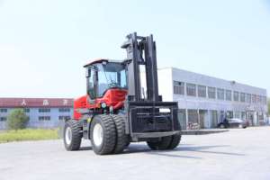 מחוספס 10 טון מרוכב מלגזה יוחאי 6105 מנוע דיזל 4 x4 כונן 3000-6000 מ "מ גובה הרמה מפעל מטפל שטח ישיר - Product Image 6