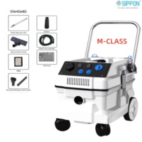 Aspirateur industriel professionnel de classe M à grande capacité, haute efficacité, électrique, pour poussières sèches et humides, à tambour