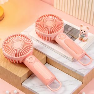 ลิงปันพัดลมมือถือแบบพกพาพร้อมไฟ USB ชาร์จใหม่ได้ 5W DC มอเตอร์ควบคุมด้วยปุ่มสำหรับใช้กลางแจ้ง - Product Image 5