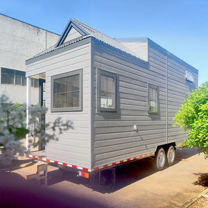 Portable Modern Tiny Steel Container House on Wheels Prefabricated Modular Mobile Home Kitchen BathrooM FREE SHIPPING - Product Image 1