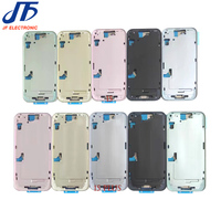 Châssis pour iPhone 15 Pro Max 15 Plus, boîtier de remplacement pour batterie et coque arrière