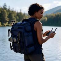 Sac à dos pour drone caméra imperméable avec logo personnalisé pour vidéastes de mariage, studio photo, vente en gros OEM