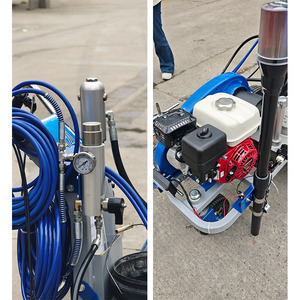 Machine de marquage par pulvérisation à froid bibo avec pompe à piston hydraulique, trace des lignes uniformément sans interruption, compatible avec une variété de revêtements - Product Image 4