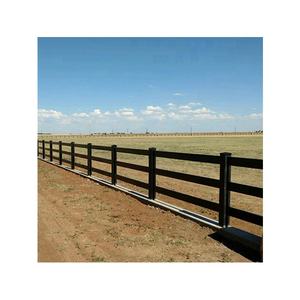 Enclos <span class=keywords><strong>pour</strong></span> <span class=keywords><strong>chevaux</strong></span> en PVC de 6 pieds avec 4 rails, revêtement en poudre, poteau en vinyle noir, clôture facile à installer <span class=keywords><strong>pour</strong></span> la ferme, utilisation domestique, renouvelable - Product Image 4