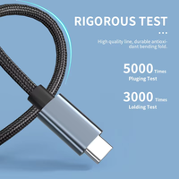 Câble de charge rapide USB 2.0 Type C vers Type C 66W haute vitesse 6A, prend en charge la transmission de données pour iPhone 15, téléphones universels