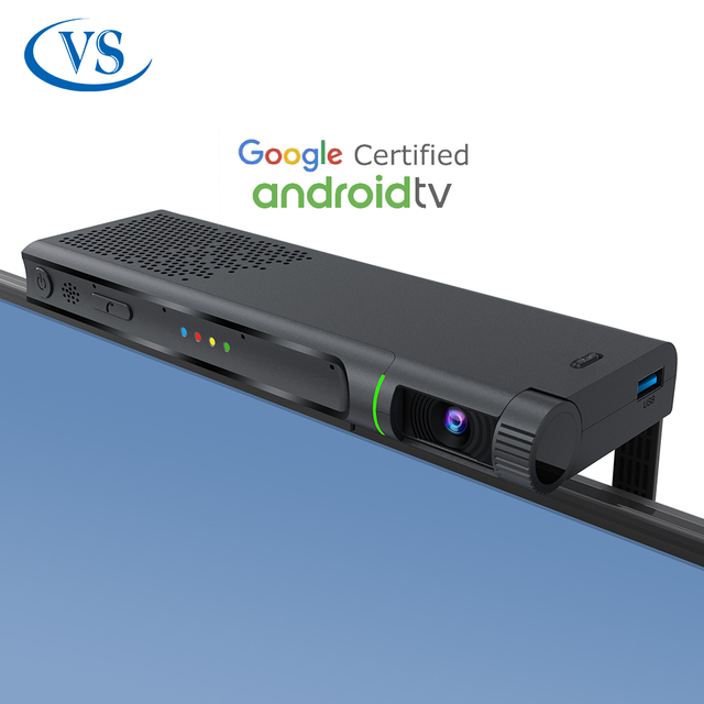 Videostrong KA2 1080P TV Screen SDK API APK Amlogic S905X4 AV1 Android 10 Live Meeting Smart Home Video Call Calling Camera
