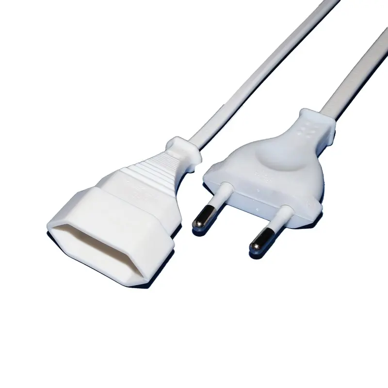 230V 2.5A Euro Extension Cable White 2meters (EU-PS)