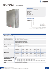 Boîtier antidéflagrant européen ATEX SUS 304 pour environnement dangereux, boîte de jonction - Product Image 5