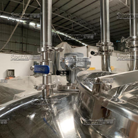 Ligne de production de parfum Réservoir de dispersion de parfum pneumatique sanitaire en acier inoxydable avec mélange de parfum/épices de tailles personnalisées