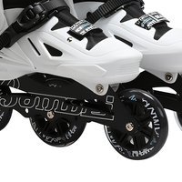 Patins à roulettes à 3 roues pour adultes, réglables