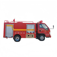 Camion de lutte contre les incendies compact de 1700 L, 70 kW, propulsion arrière, mini-camion de pompiers pour les rues étroites et la sécurité rurale