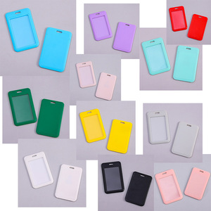 In stock hard plastic <b>ID</b> card <b>holder</b> with neck strap, badge clip, sliding cover, card <b>holder</b>, name tag, student <b>ID</b>, employee - Product Image 1