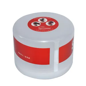 Salon Suppliers White Portable Container Box Dispensers Ruffle Box Neck Strip Paper Holder Roll
