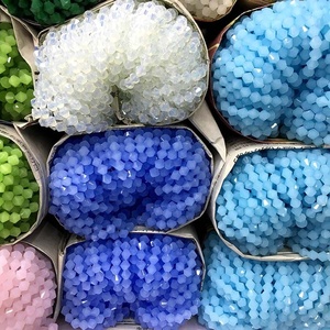 Hạt cườm thủy tinh mặt cắt nhiều màu sắc tinh tế, bán buôn từ nhà máy, kích thước 2/3/4/6/8/10mm, làm từ thủy tinh Lampwork, dùng để làm đồ trang sức - Product Image 3