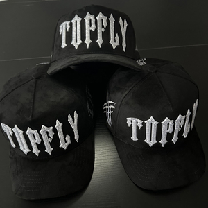 5-bảng điều chỉnh Dandy loại da lộn vành satin lót Rhinestone kim cương thêu hat - Product Image 2