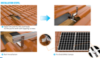 Module pv 3kw 5kw 10kw 25kw système d'énergie solaire maison 25kw panneaux solaires systèmes d'énergie