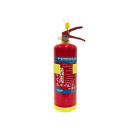 Dispositif d'extinction d'incendie à poudre sèche ABC de 6 kg, modèle de cylindre en acier complet avec manomètre, norme CE, unité anti-incendie
