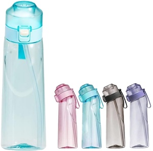 Nouveau <span class=keywords><strong>Starter</strong></span> up Set Bouteilles à boire Bouteille d'<span class=keywords><strong>eau</strong></span> de sport avec 7 dosettes de saveur de fruits parfumées Best-seller 650ml - Product Image 1