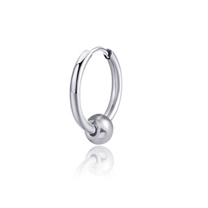 Clip Trên Bông Tai Bằng Thép Không Gỉ Bông Tai Đen Cho Nam Trang Sức Thời Trang Hip Hop - Product Image 4