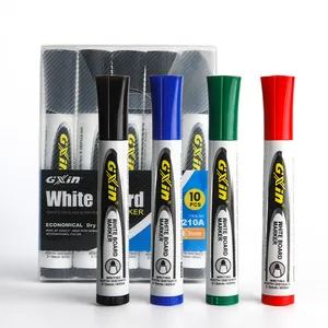 GXIN G-210A Custom Logo Nib 4 colors white board marker high quality easily erasable factory supplier whiteboard marker pen