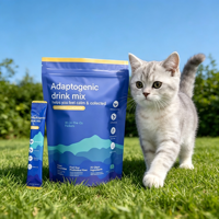 Poudre de supplément électrolytique naturel apaisant, soin anti-stress et hydratant pour chiots, chatons et animaux adultes