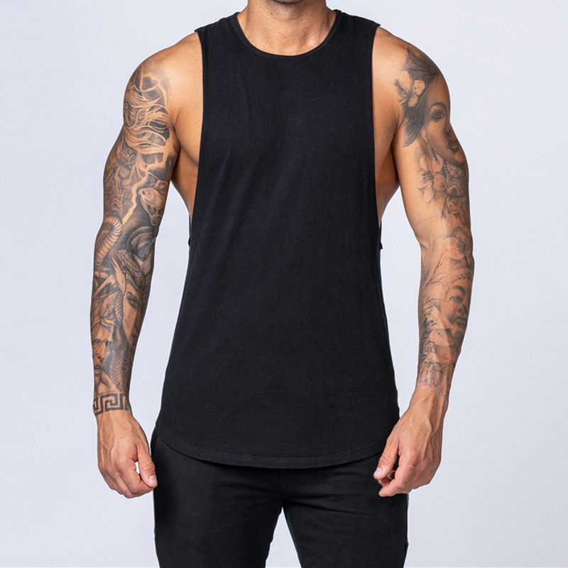 Black Men Tank Top for GYM