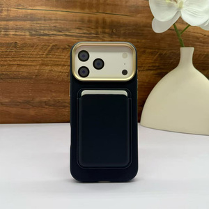 เคสโทรศัพท์หนังแฟชั่น GL010 แบบแม่เหล็ก พร้อมกระเป๋าสตางค์สีเข้าชุด สำหรับ iPhone 11 12 13 14 15 16 17 Pro Max - Product Image 4
